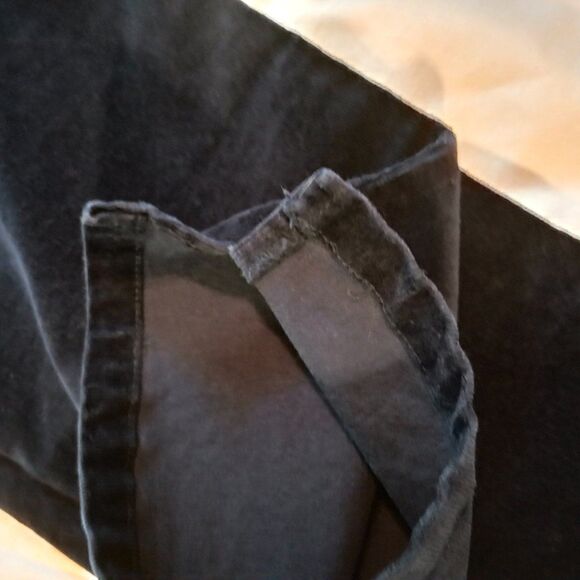 Modcloth Women's Navy Stretch Tapered Leg Corduroy Pants 1X Comfy Dress Casual - Picture 9 of 9